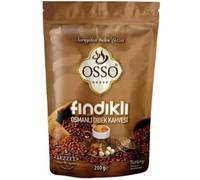 Trinovi.com Osso Turkish Osso Hazelnut Coffee, 1 x 200 g, Traditional Ottoman Hazelnut Coffee - Freshly Ground - Aromatic Findikli Kahve - Trinovi