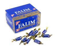 Trinovi Falim Sugarless Plain Chewing Gum with Mastic Flavour in Box, 100 Pieces, Sugar Free, Natural Hard Chewing Gum, Refreshing Button, Long-Lasting Freshness, 100 Pieces - Trinovi