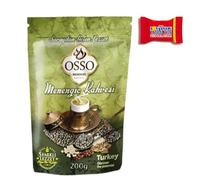 Trinovi Osso Turkish Ottoman Menengic Coffee, 1 x 200g, Traditional, Aromatic Ottoman Coffee, Freshly Ground, Flavored Roasted Coffee, Including Tony's Chocolate