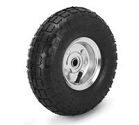 Trintion 10" Pneumatic Tyre Rubber Wheel 260x85 mm - Hand Truck Replacement Wheel for Sack Truck, Hand Trolley Cart