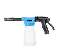 Trintion 1000ml Snow Foam Gun Snow Foam Lance Car Wash Car Foam Cleaner High Pressure Nozzle Snow Foam Cannon Kit 2 In 1 Snow Foam Lance Car Washing Cannon Water Soap Sprayer (Blue)
