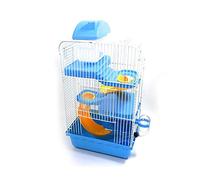 Trintion 3 Tiers Hamster Cage 23 * 17 * 44CM Gorgeous Hamster Mouse Cage (Blue)