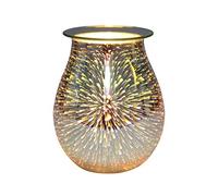 Trintion 3D Aromatherapy Lamp Electric Sensitive Aroma Lamp Glass Essential Oil Burner Wax Melt Candle Warmer Melter LED Night Lamp for Home Office Bedroom Living Room Gift Decoration