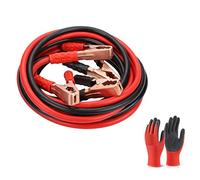 Trintion 4M Jump Leads 1000AMP Booster Cables Heavy Duty Battery Jump Leads Long Booster Cables Battery Starter with Colour Coded Clamp Gloves and Carry Bag for Petrol Diesel Car Van Truck