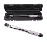 Trintion 5-25nm-1/4 Square Torque Wrench Adjustable Wrenches Ratchet Wrench with Double Scale Drive Torque Micrometer Chrome Vanadium Steel 27.5x3.2x3cm
