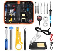 Trintion 60W Soldering Iron Kit Electronics Welding Irons Solder Tools Adjustable Temp