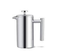 Trintion 800ml French Press Coffee Maker Set Stainless Steel Portable and Heatable Coffee Maker Insulated Heat-Resistant Coffee or Tea Brewed Coffee Maker