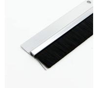 Trintion Aluminium Draught Excluder Strip - 100cm Door Bottom Sweep Dust Seal for Draft Blocker