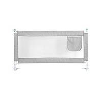 Trintion Bed Guard Bed Rail 150x80cm Bed Guard Foldable Safety Bed Guard Safety Bed Rail(Gray)