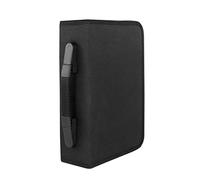 Trintion CD Case Disc Carry Case 120 Disc Capacity Holder Protector CD DVD Binder Wallet Large DVD Storage Case Protective Bag CD DVD Storage Black