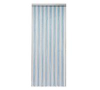 Trintion Chain Curtain Aluminium 90x214.5cm Door Fly Screen Premium Silver Strip Blind for Doorways Insect Screen Indoor Outdoor Keeps Out Insects Flies Wasps (Sliver And Blue)