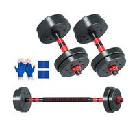 Trintion Dumbbells Set Dumbells weights Adjustable Hand Weight Lifting Strength Training Free Weights Barbell Fitness for Home Gym Workout (10 KG)