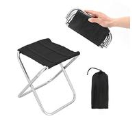 Trintion Folding Stool, Camping Stool, Lightweight Aluminum Alloy Folding Stools for Adults, Portable Stools with Storage Carry Bag, Load Capacity to 176lbs for Adults Kids Hiking Beach Garden