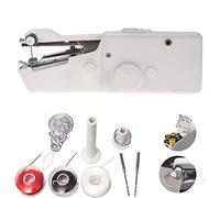 Trintion Hand Sewing Machine Mini Electric Cordless Sewing Machine with Accessories for Beginners - Ideal for Clothing, Curtains, Home, and Travel Use - White