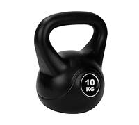 Trintion Vinyl Kettlebell 10kg Hand Weight Gym Kettle Bells Cardio Strength Training Exercise Equipment for Home Use Fitness Workout