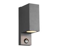 Trio 214269242 Roya Double Spot Light, IP44, Anthracite, PIR Motion Sensor, Square