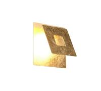 Trio 240319179 Leano LED Wall Light, Gold, Square