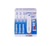 Trio Compact Interdental Brushes (1.4.5) 0.8 mm - 1.5 mm - 1.8 mm Pack of 3