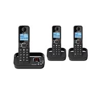 Trio F860VOICETRIONOIR Cordless Phone with Answering Machine Black