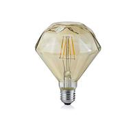 Trio Leuchten 902 479 A +, Light, Glass, 4 Watts, E27, Brown Tint, 11.5 x 11.5 x 14 cm