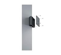 Trio Leuchten 9965-32 Corner Mount for Exterior and Interior Corners, Suitable for All Trio Outdoor Wall Lights, Matt Black