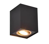 Trio Leuchten Biscuit 613000180 Ceiling Light Metal Black/Gold-Coloured 1x GU10