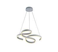 Trio Lighting Francis LED pendant light, matt white