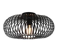 Trio Leuchten Johann 606900132 Ceiling Light Metal Matte Black 1x E27 Bulb Not Included