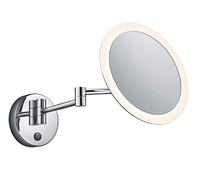 Trio Leuchten LED Bathroom Wall Mirror Light 282990106 View Metal Chrome-Coloured Acrylic White 3 Watt LED Touch Switch