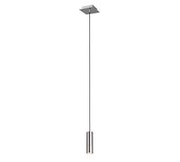 Trio Leuchten Marley 312400107 Pendant Light Metal Matt Nickel with 1-Bulb Pendant Not Includes 1 x GU10