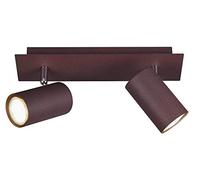 Trio Leuchten Marley 802400224 Ceiling Light Metal Rust-Coloured 1 x GU10
