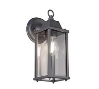 Netlighting Olona Vintage Outdoor Wall Lantern Anthracite IP23 UK Stock in Dark Grey Netlighting Dark Grey