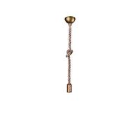 Trio Lighting Rope pendant lamp with a decorative rope, 1-bulb