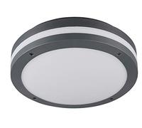 Trio Leuchten Piave 676960142 LED Outdoor Ceiling Light Plastic Anthracite with 12 Watt LED Motion Sensor