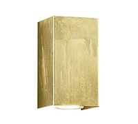 Trio Leuchten Wall Light Metal GU10 1 W 10 x 6 x 16.5 cm Gold, Metal, Cleo Eckig, GU10, 1W