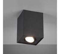 Trio Lighting Biscuit ceiling light, one-bulb, black