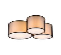 Trio 611490332 Burton 3 Light, white & black, 3 shades