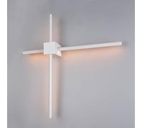 Trio Lighting Cassino LED wall light, matt white, width 67 cm, metal