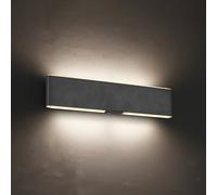 Trio Lighting Conchita LED rechargeable wall lamp, width 32 cm, black, metal