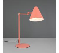 Trio Lighting Cosima table lamp, apricot, height 50 cm, metal