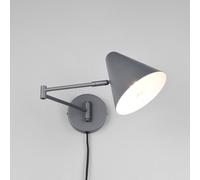 Trio Lighting Cosima wall light, anthracite, projection 54 cm, metal