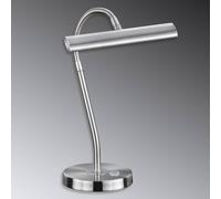 Trio Lighting Curtis - LED table lamp, matt nickel