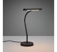 Trio Lighting Curtis table lamp with flexible arm and dimmer black
