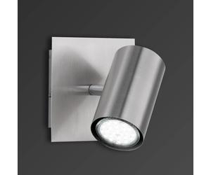 Trio Lighting Dora wall spot. w/ adj. spotlight - matt nickel