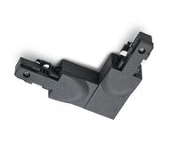 Trio Lighting DUOline corner connector conductor outside, black