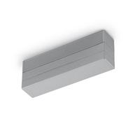 Trio Lighting DUOline universal power feed, two-circuit titanium