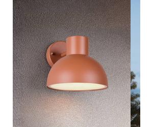 Trio Lighting Elbe outdoor wall light, apricot, die-cast aluminium, E27
