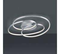 Trio Lighting Gale LED ceiling lamp, 60 cm, matt nickel