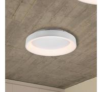 Trio Lighting Girona LED ceiling light, remote control, white
