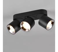 Trio Lighting Guayana downlight GU10 3-bulb black